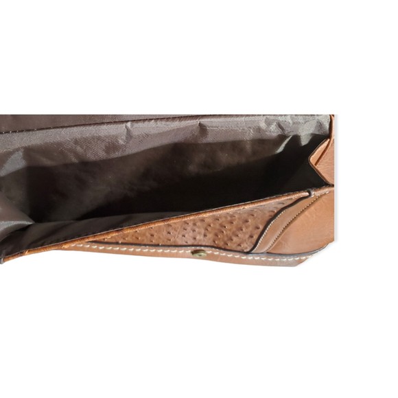 B.O.C. Born Concepts Medium Shoulder Bag Brown Faux Leather Pebbled Front - Picture 7 of 10